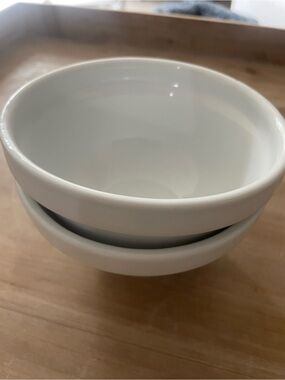 Naaman Fine Israel White porcelain Bowls - Set of 2 small bowls